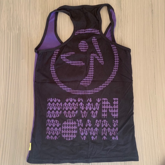 Zumba Racerback Tank Top “UP UP DOWN DOWN” - Picture 2 of 2
